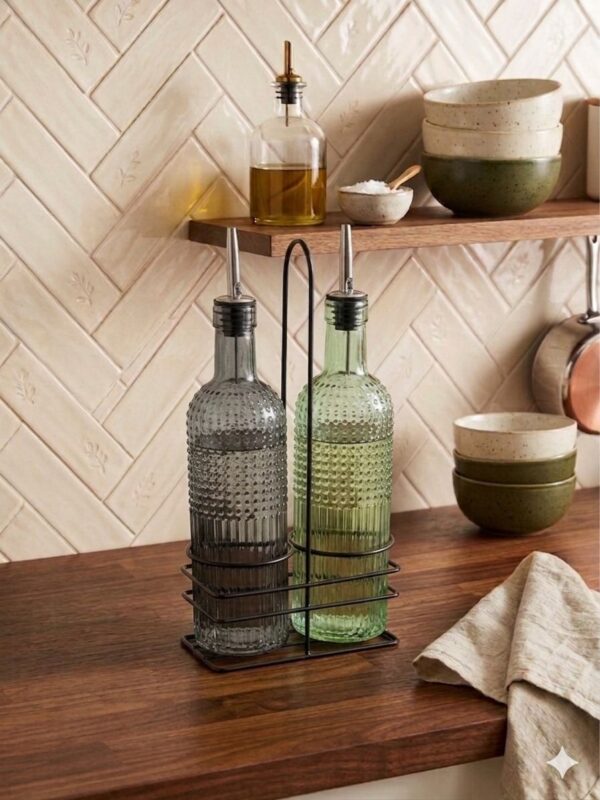Set Vinaigrait 2 pcs avec Support