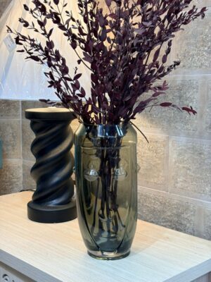 Vase Visage noir